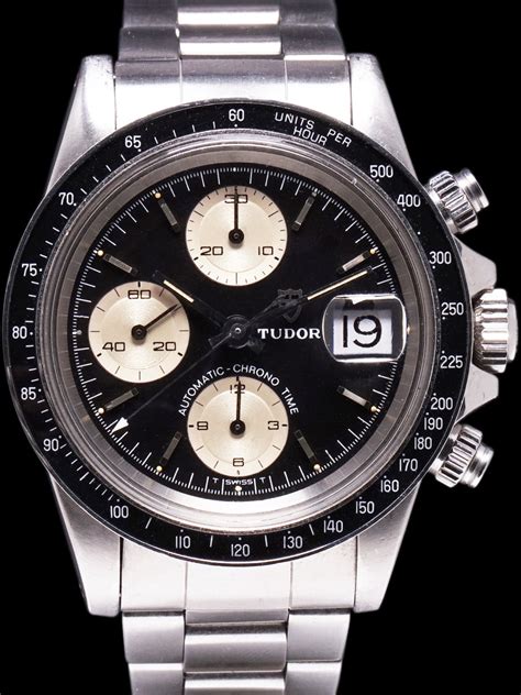 il cronografo tudor 9420 0|1978 Tudor Chronograph Big Block (Ref. 9420/0) Black.